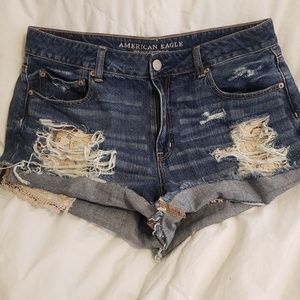 American eagle high waisted shorts size 16